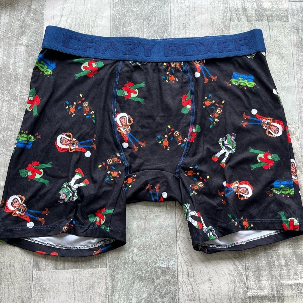 NWOT Crazy Boxer Holiday Disney Pixar